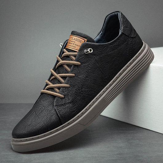 Halden Leather Low-Top Sneakers — Sleek, All-Day Comfort and Style