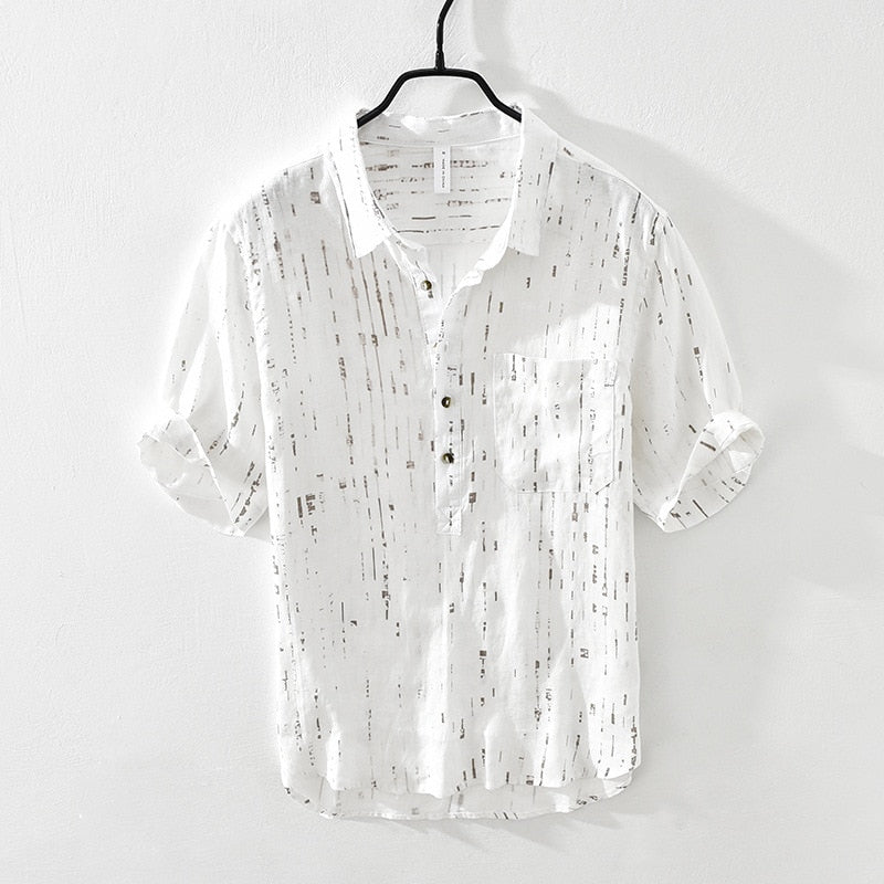 Halden Relaxed-Fit Linen Shirt – Lightweight, Breathable Comfort for Everyday Wear