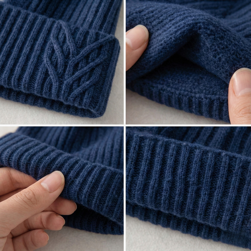 Ashford Cashmere Knit Beanie - Luxuriously Soft Winter Warmth