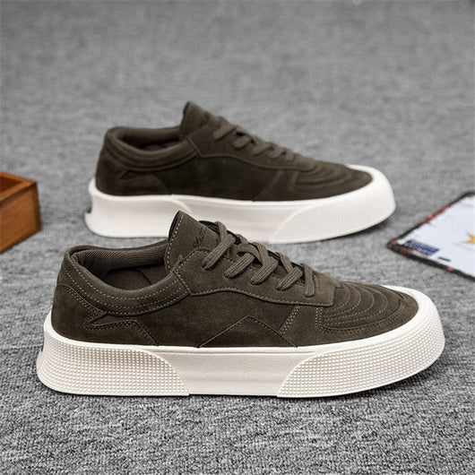 Hudson Canvas Lace-Up Sneakers - All-Day Comfort and Classic Style