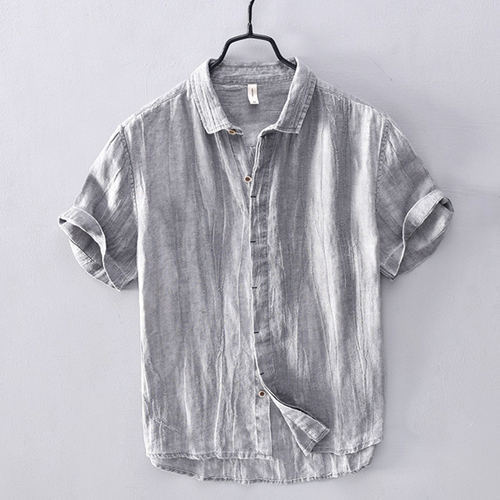 Benton Linen Short-Sleeve Shirt