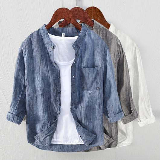 Halden Relaxed-Fit Linen Shirt — Effortless Comfort & Breathable Style