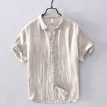 Benton Linen Short-Sleeve Shirt