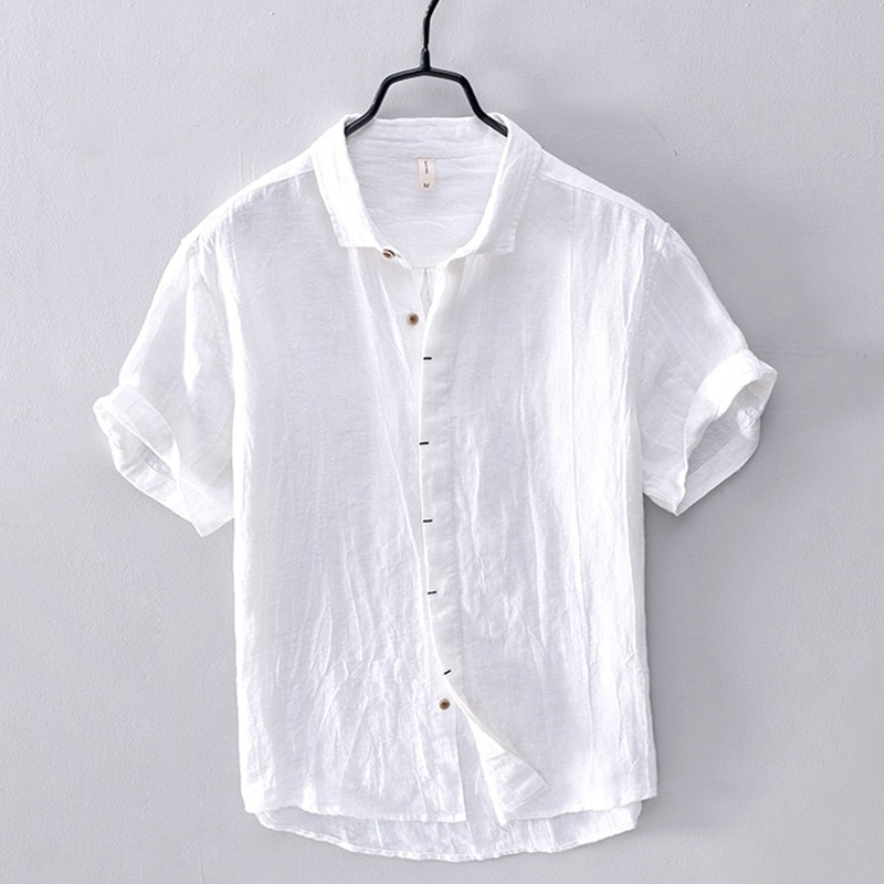 Benton Linen Short-Sleeve Shirt