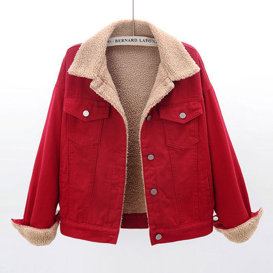 Brennan Denim Jacket with Plush Sherpa Lining
