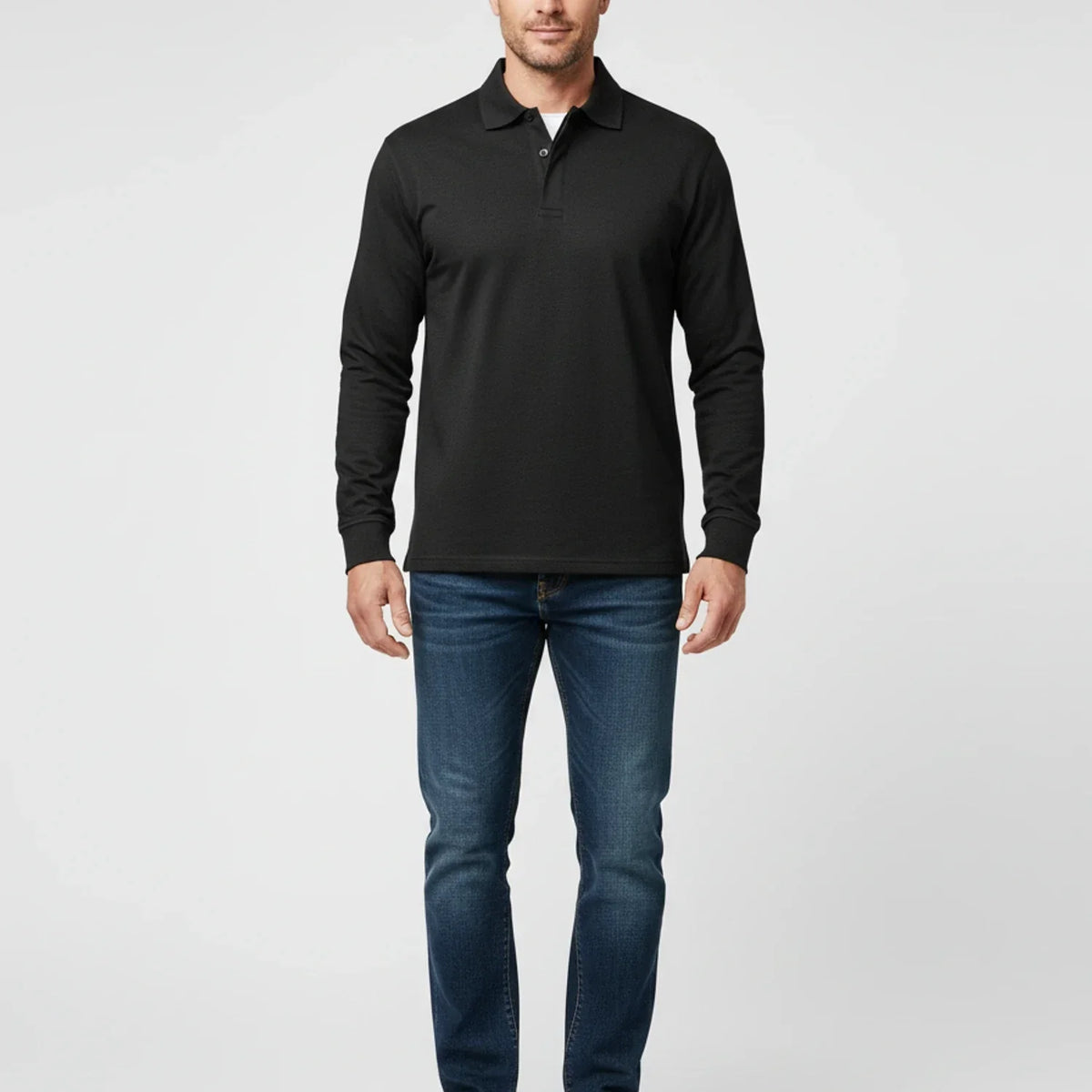 Bernd Classic Long-Sleeve Polo Shirt