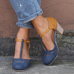 Katharina Spring Block Heel Mary Janes