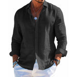 Hagen Casual Long-Sleeve Button-Up Shirt