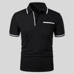 Valentin Contrast Trim Pocket Polo