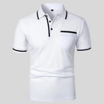 Valentin Contrast Trim Pocket Polo