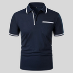 Valentin Contrast Trim Pocket Polo