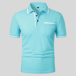 Valentin Contrast Trim Pocket Polo