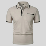 Valentin Contrast Trim Pocket Polo
