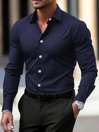 Emil Tailored Long Sleeve Button Shirt