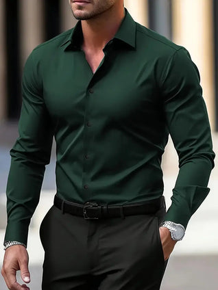Emil Tailored Long Sleeve Button Shirt