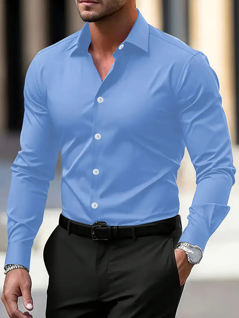 Emil Tailored Long Sleeve Button Shirt