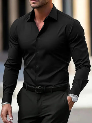 Emil Tailored Long Sleeve Button Shirt