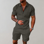 Anton Two-Piece Polo and Shorts Set
