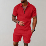 Anton Two-Piece Polo and Shorts Set