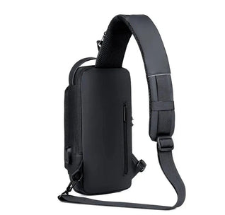 Leon Multifunctional Water-Resistant Crossbody Bag with USB Port