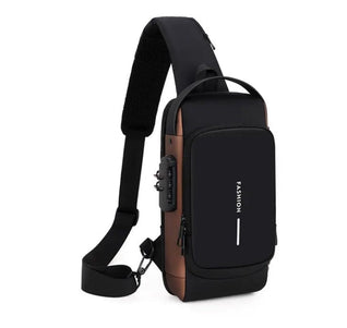 Leon Multifunctional Water-Resistant Crossbody Bag with USB Port