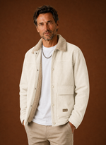 Men's Corduroy Sherpa Lined Winter Jacket | Areleon