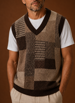 Men's V-Neck Knit Sweater Vest | Areleon