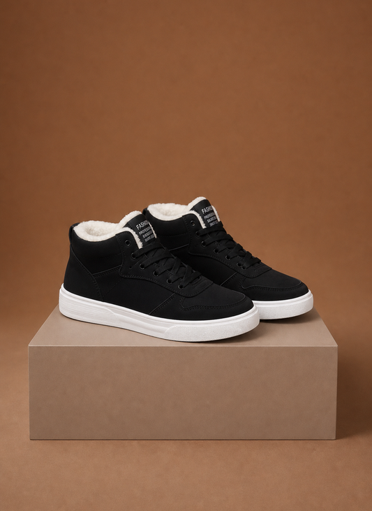 Men's Fleece Lined High Top Winter Sneakers | Areleon