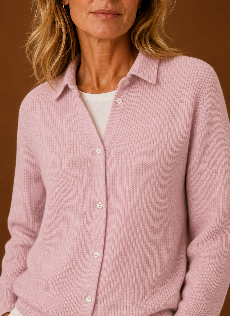 Women's Knit Cardigan - Button-Front Sweater | Areleon