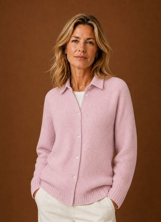 Women's Knit Cardigan - Button-Front Sweater | Areleon