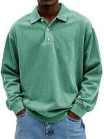 Robert Long-Sleeve Polo Sweatshirt