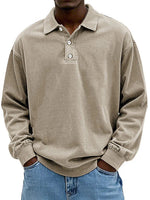 Robert Long-Sleeve Polo Sweatshirt