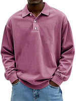 Robert Long-Sleeve Polo Sweatshirt