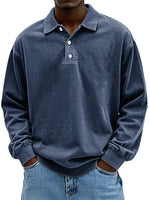 Robert Long-Sleeve Polo Sweatshirt
