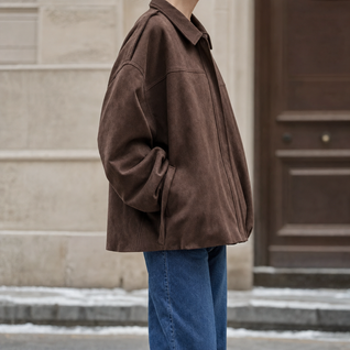 Thurlow Suede-Touch Zip Jacket