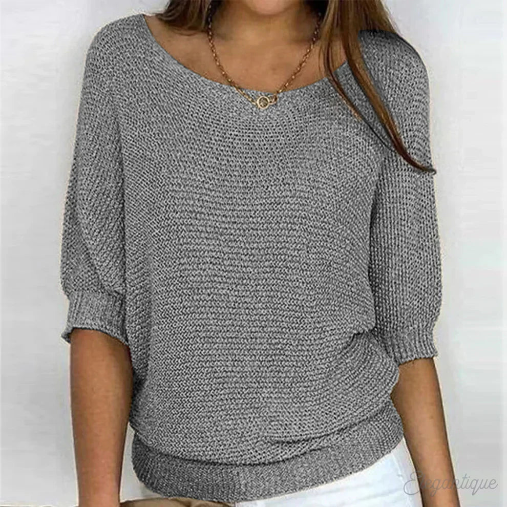 Louisa Elegant Knit Sweater
