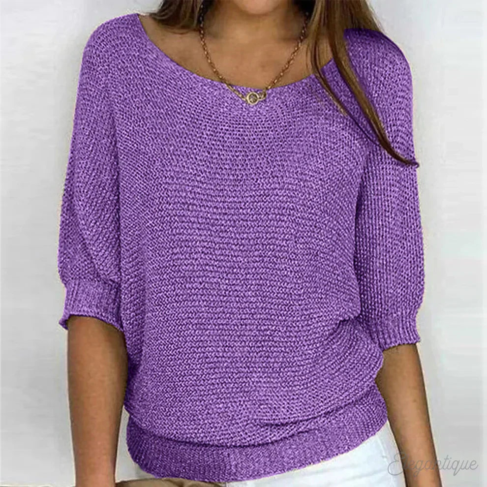 Louisa Elegant Knit Sweater