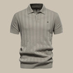 Rainer Textured Button Polo
