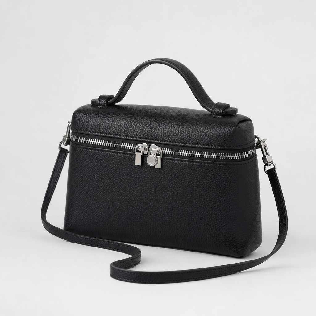 Winslade Box Bag in black